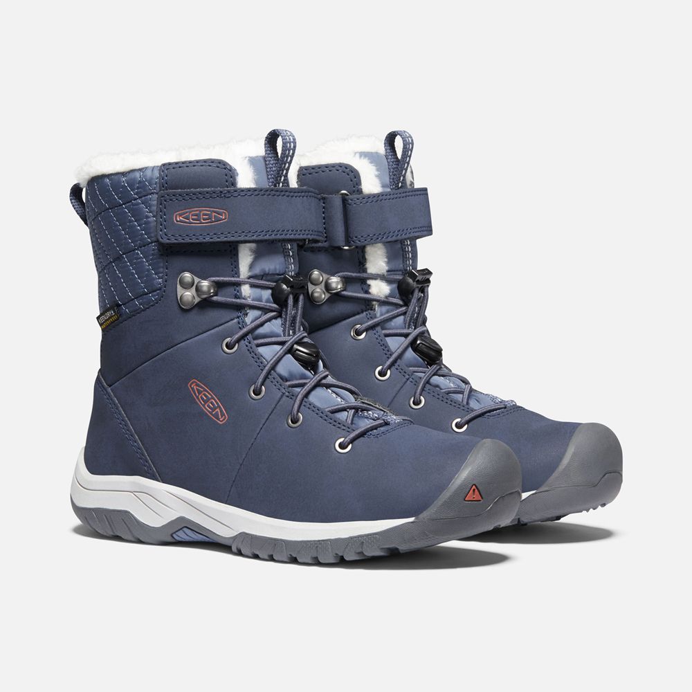 Keen Vinterkängor Barn Blå - Hoodoo Iii Waterproof - 927054MRE